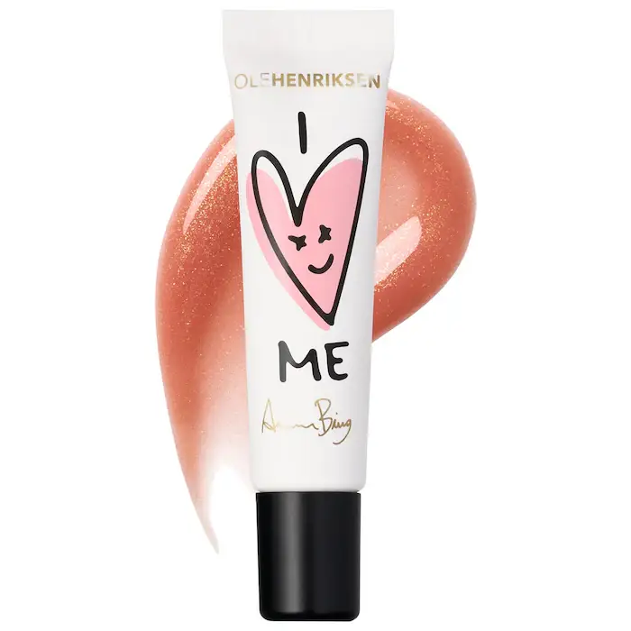 Olehenriksen Pout Preserve Peptide Lip Treatment Glimmer Anine Bing Strawberry Sorbet