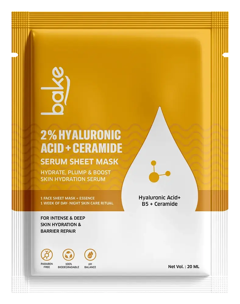 Bake Serum Sheet Mask 2% Hyaluronic Acid + Ceramide