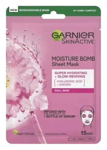 Garnier Moisture Bomb Sheet Mask Sakura