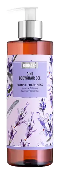 Biobaza 3in1 Shower Gel Purple Freshness