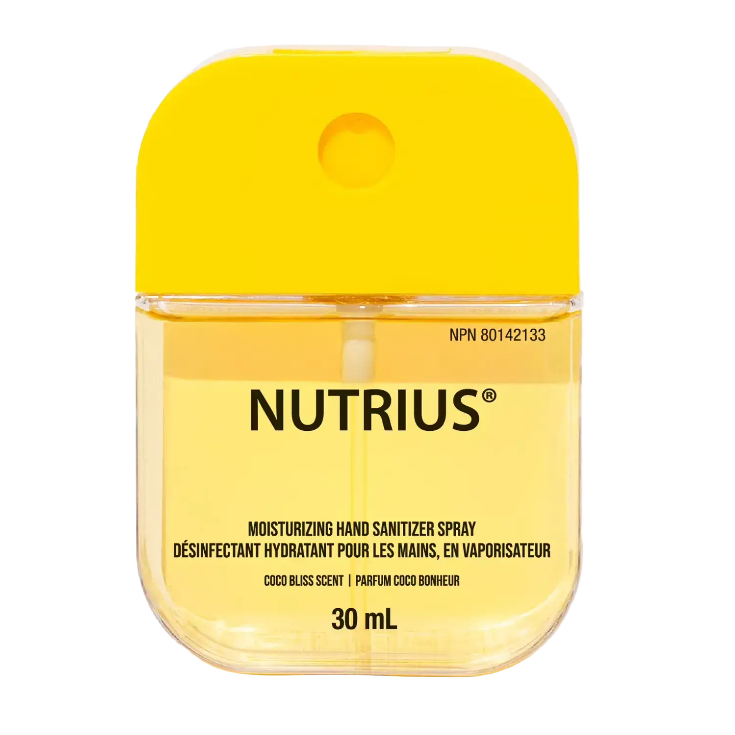 Nutrius Moisturizing Hand Sanitizer Spray Coco Bliss