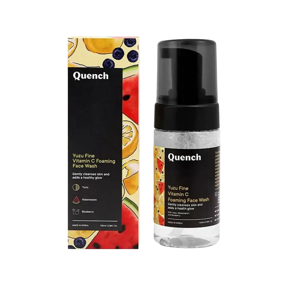 Quench Botanics Yuzu Fine Vitamin C Foaming Face Wash