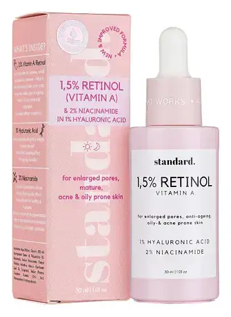 Standard Skin and Beauty Retinol 1,5% Serum