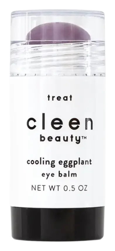 cleen beauty Cooling Eye Balm with Eggplant & Coffee Oil