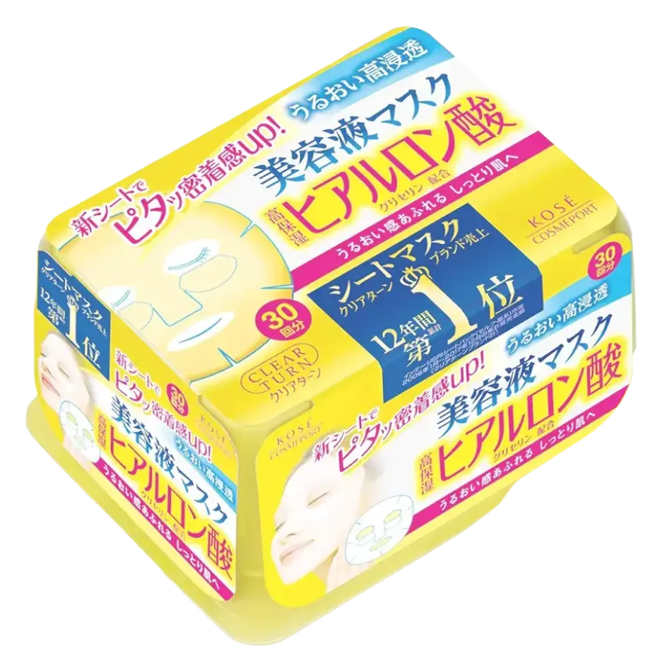 Clear Turn Essence Facial Mask Hyaluronic Acid