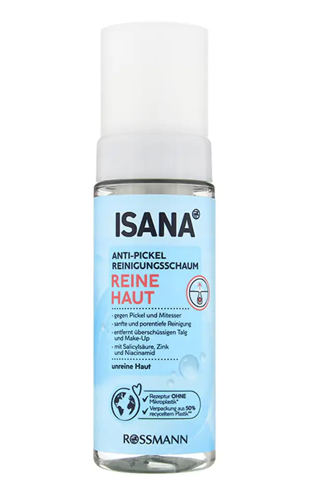 ISANA Anti-Pickel Reinigungsschaum Reine Haut