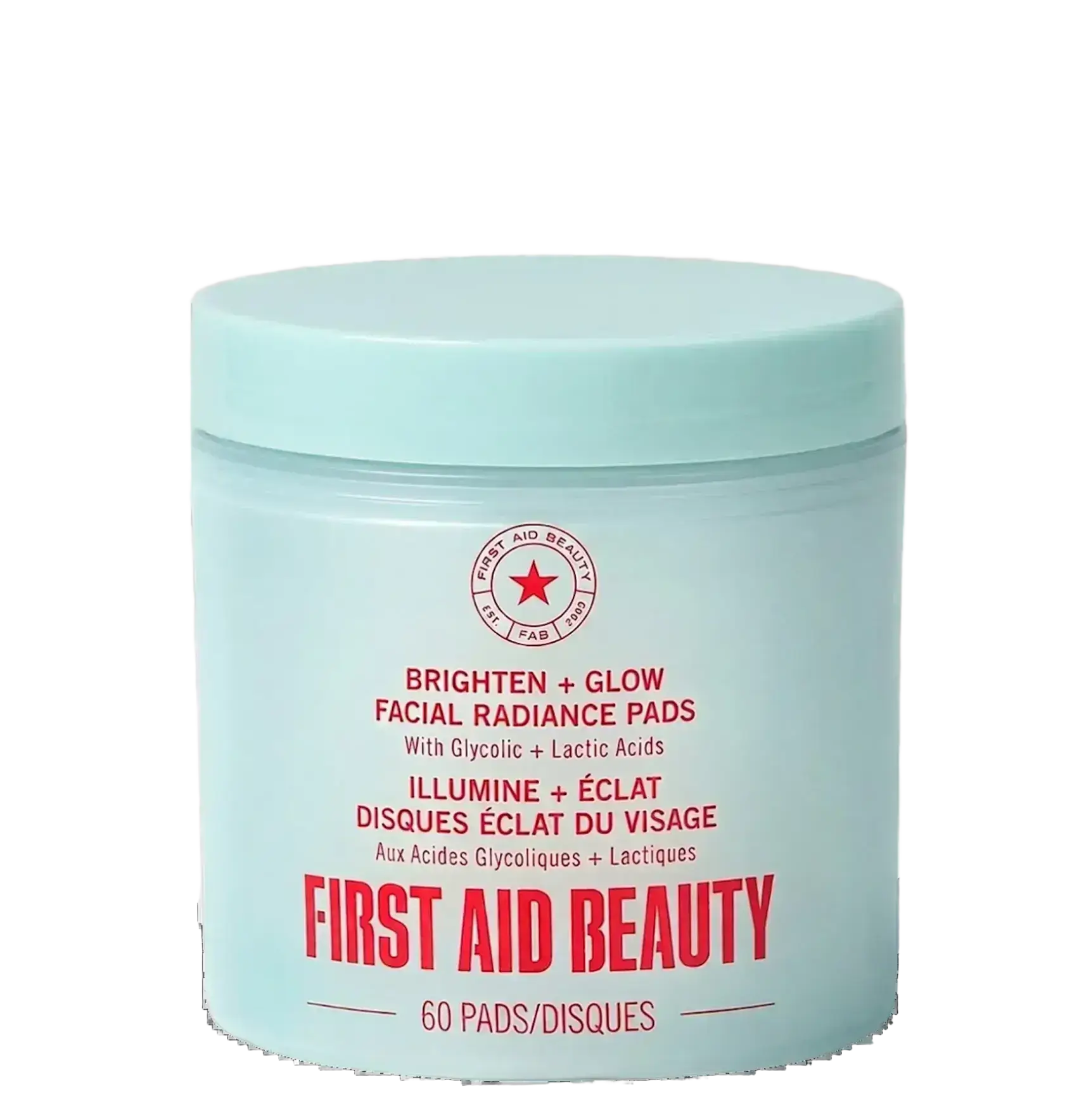 First Aid Beauty Brighten + Glow Facial Radiance Pads With Glycolic + Lactic Acids
