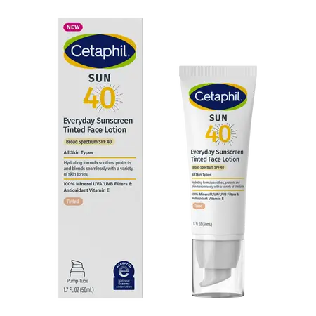 Cetaphil Everyday Sunscreen Tinted Face Lotion SPF 40