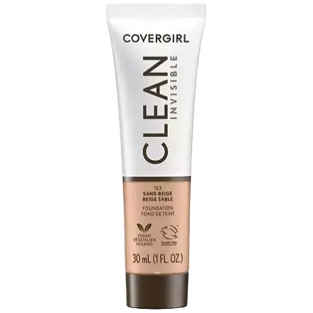 Covergirl Clean Invisible Foundation 153 Sand Beige