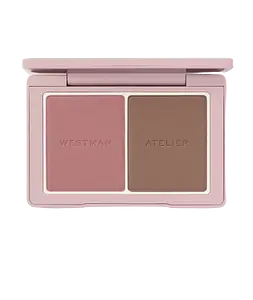 Westman Atelier Baby Cheeks + Face Trace Sculpting Powder Duo Petal / Biscuit