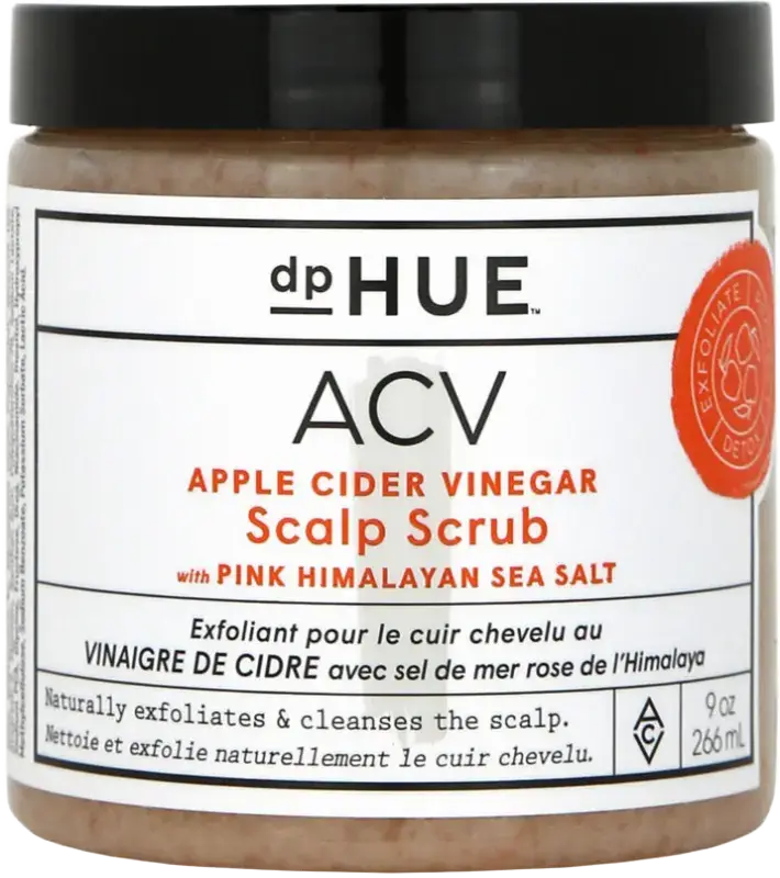 dpHUE Apple Cider Vinegar Scalp Scrub With Pink Himalayan Sea Salt