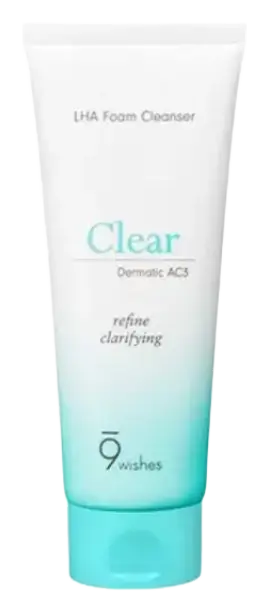 9wishes Dermatic AC3 Clear LHA Foam Cleanser