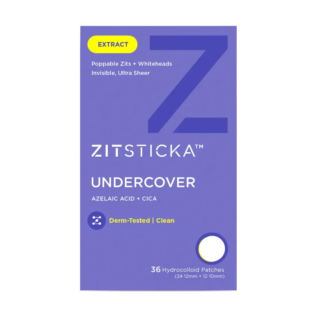 Zitsticka Undercover Ultra Sheer Hydrocolloid Pimple Patches
