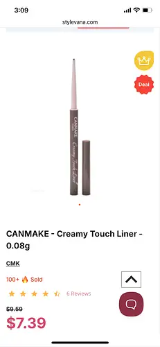 Canmake Creamy Touch Liner 02 Medium Brown