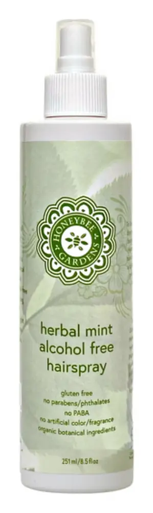 Honeybee Gardens Alcohol Free Hairspray Herbal Mint