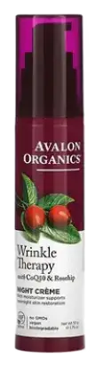 Avalon Organics Wrinkle Therapy with CoQ10 & Rosehip Night Creme