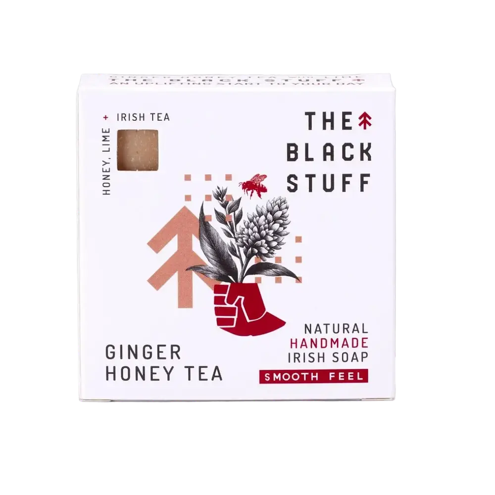 The Black Stuff Ginger Honey Tea Natural Handmade Irish Soap