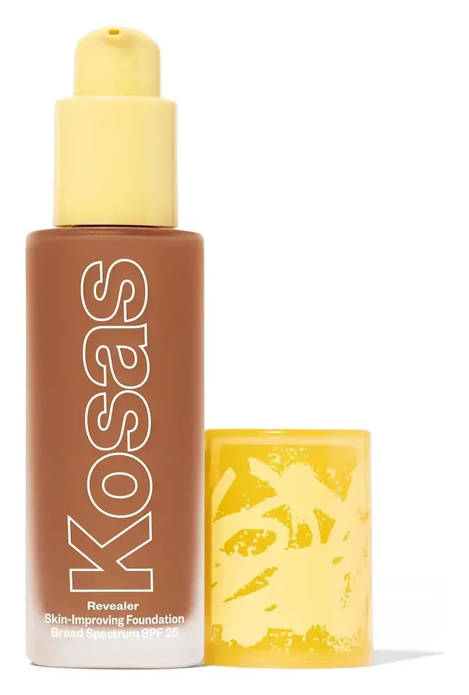 Kosas Revealer Skin-Improving Foundation SPF 25 Medium Deep Neutral Warm 340