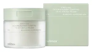 Celimax JIWOOGAE Cica BHA Blemish Toner Pad