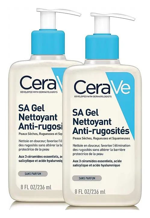 CeraVe SA Gel Nettoyant Anti-Rugosités France