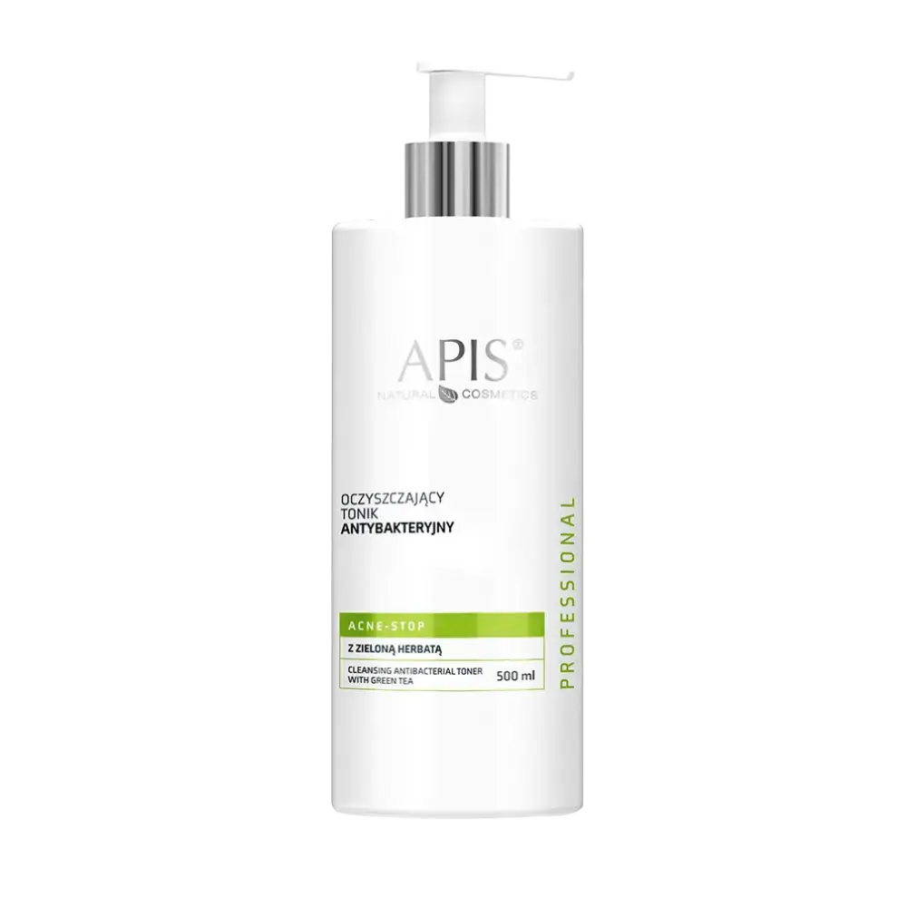 APIS Natural Cosmetics Acne-Stop Cleansing Antibacterial Toner With Green Tea