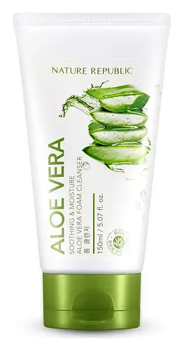 Nature Republic Soothing & Moisture Aloe Vera Foam Cleanser