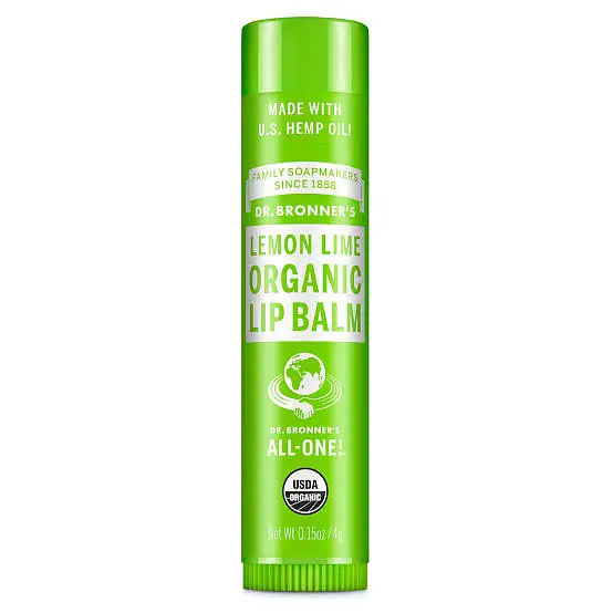 Dr. Bronner's Organic Lip Balm Lemon Lime