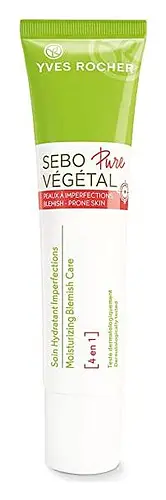 Yves Rocher Sebo Pure Végétal Moisturizing Blemish Care 4–in–1 with Salicylic Acid