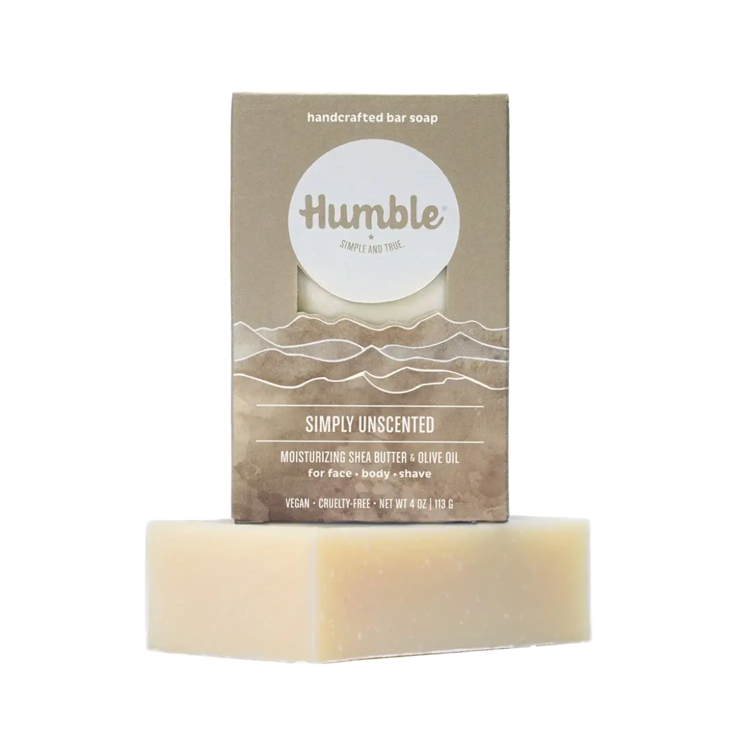 Humble Brands Handcrafted Bar Soap Simply Unscented