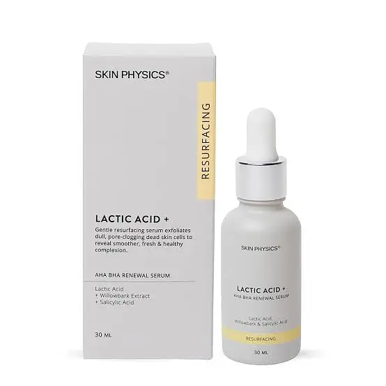 Skin Physics Lactic Acid+ AHA BHA Renewal Serum