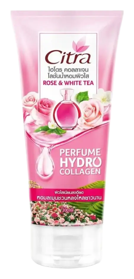 Citra Perfume Hydro Collagen Body Lotion Rose & White Tea