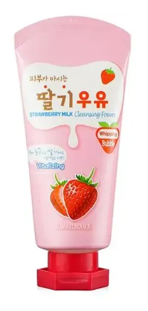 Kwailnara Milk Cleansing Foam Strawberry