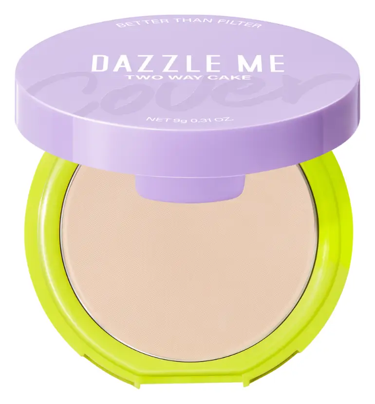 Dazzle Me Better Than Filter Double Kill Two Way Cake Powder 04 Medium Buff