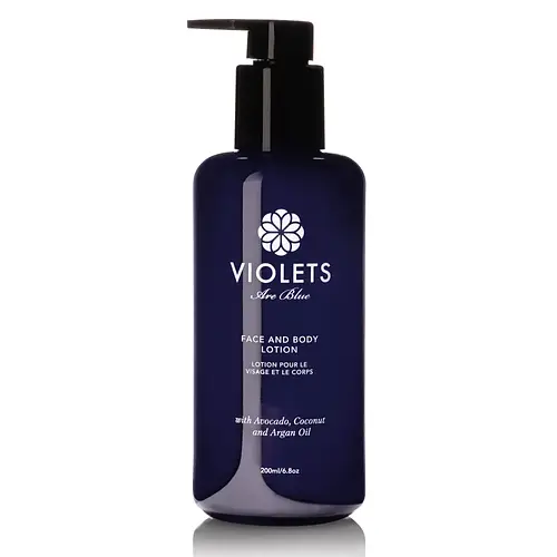 Violets Are Blue Face And Body Lotion With Argan And Avocado Oil