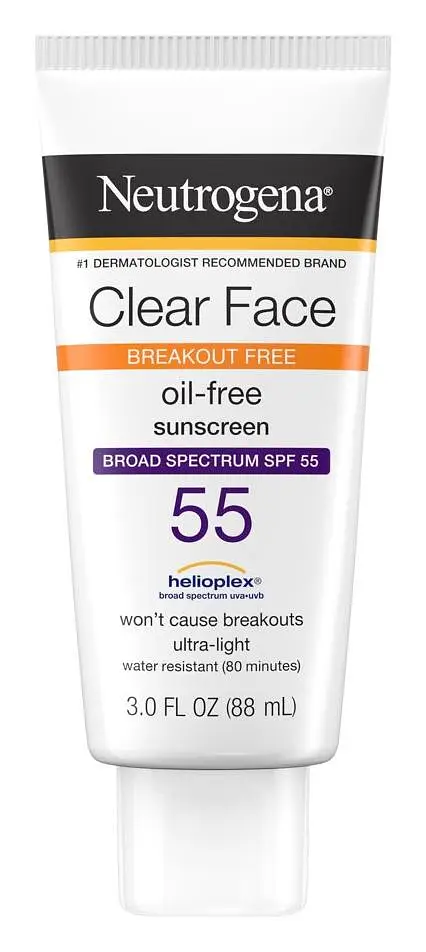 Neutrogena Clear Face Sunscreen Lotion - SPF 55