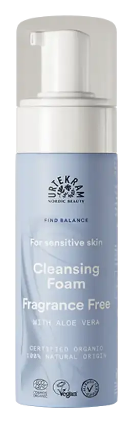 Urtekram Fragrance Free Sensitive Cleansing Foam
