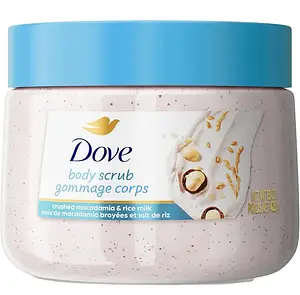 Dove Body Scrub Crushed Macadamia & Rice Milk