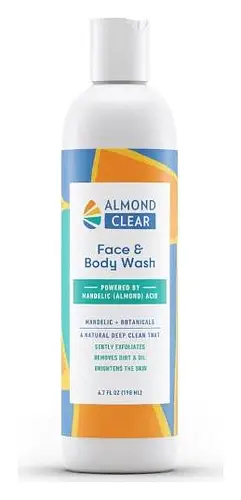 Almond Clear Face & Body Wash