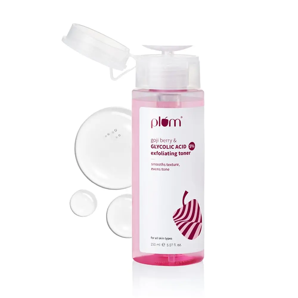 Plum Goodness Goji Berry & 5% Glycolic Acid Exfoliating Toner