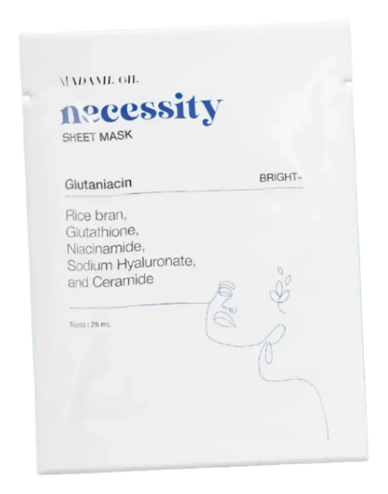 Madame Gie Necessity Sheet Mask Glutaniacin Bright+