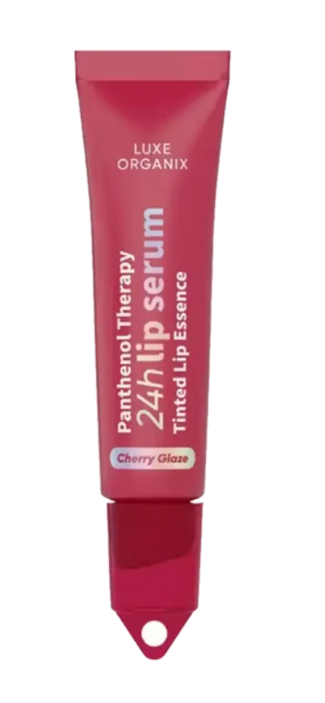 Luxe Organix Panthenol Therapy 24H Lip Serum Tinted Lip Essence Cherry Glaze