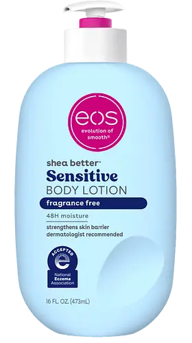 EOS Shea Better Sensitive Body Lotion Fragrance Free