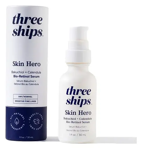 Three Ships Beauty Skin Hero Bakuchiol + Calendula Bio-Retinol Serum