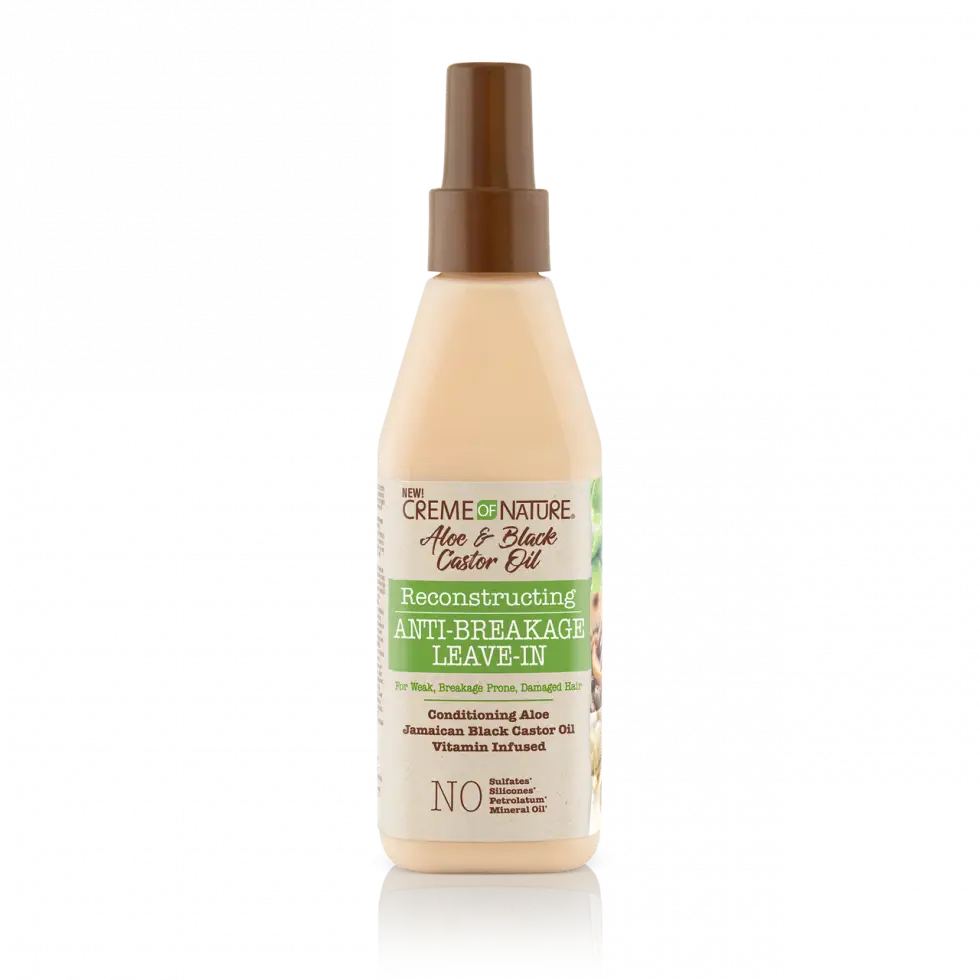 Creme of Nature Aloe & Black Castor Oil Reconstructing Anti-Breakage Leave-In