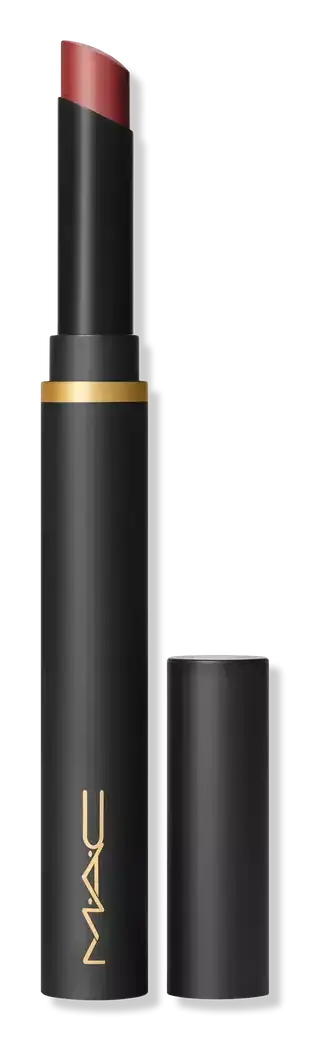 Mac Cosmetics Powder Kiss Velvet Blur Slim Lipstick Love Clove