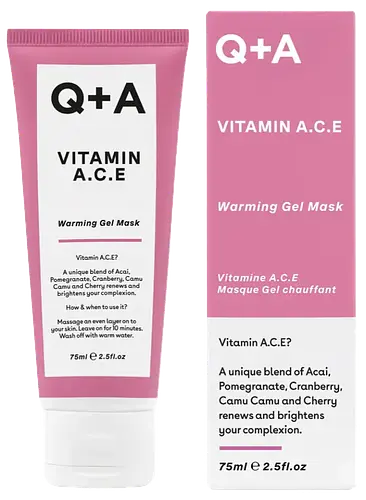 Q + A Vitamin A.C.E Warming Gel Mask