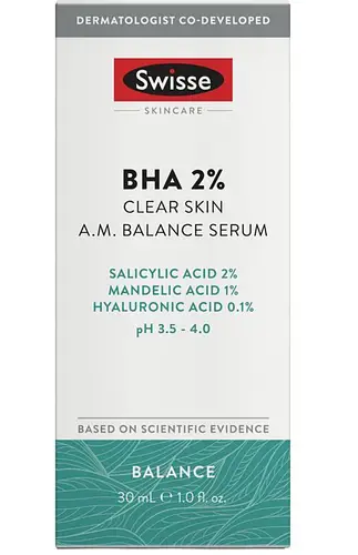 Swisse Skincare BHA 2% Clear Skin AM Balance Serum