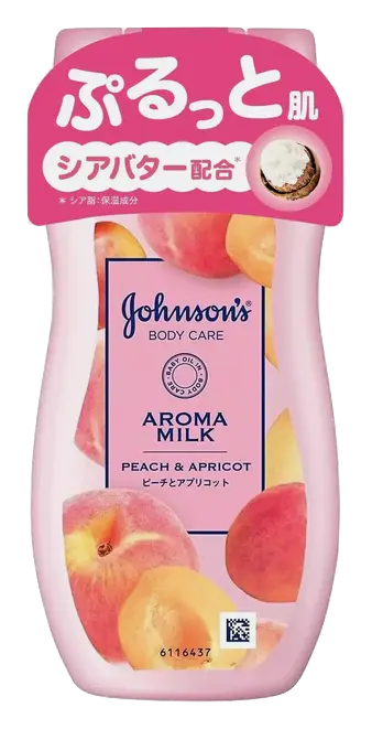 Johnson's Baby Aroma Milk Body Lotion Peach & Apricot Japan