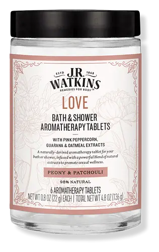 J.R. Watkins LOVE Bath & Shower Aromatherapy Tablets