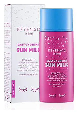 REYENA16 Daily UV Defense Sun Milk SPF50+/PA++++